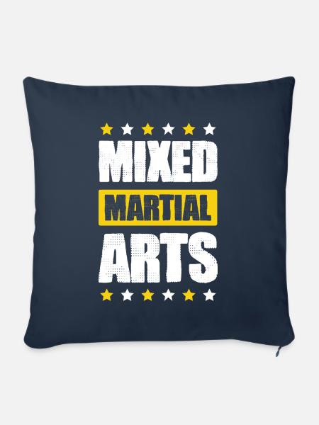 mixed martial arts mma - Sofakissenbezug 45 x 45 cm - Navy