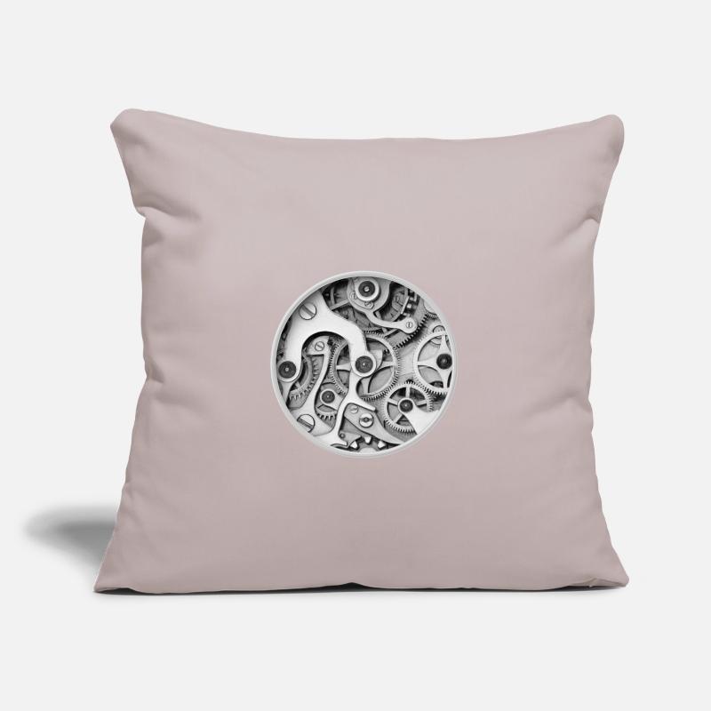 Clock - Clockwork Orange Clockwork Gear Clock Sofa pillowcase 17,3'' x 17,3'' (45 x 45 cm)