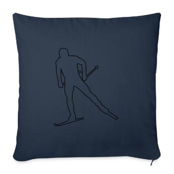 Langlauf Langlauf Klassisch Damen Langlauf Skating - Sofakissenbezug 45 x 45 cm - Navy - Vorne