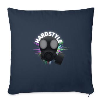 Style dur - Housse de coussin décorative 45 x 45 cm - bleu marine - Devant