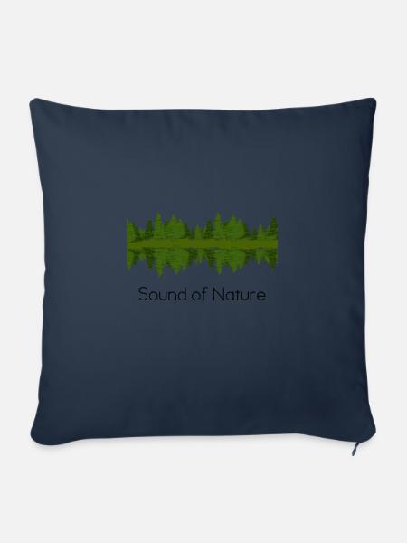 sound of nature - Sofakissenbezug 45 x 45 cm - Navy
