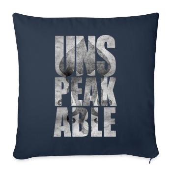 Unaussprechliches Original T-Shirt 03 - Sofakissenbezug 45 x 45 cm - Navy - Vorne
