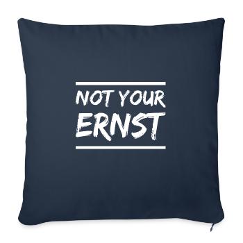 Not your Ernst - Sofakissenbezug 45 x 45 cm - Navy - Vorne