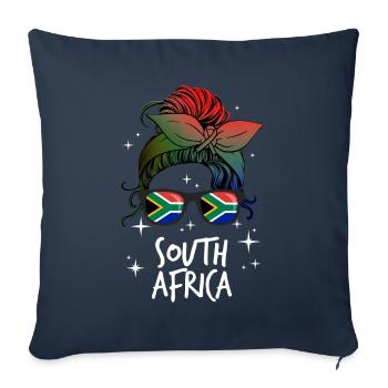 South Africa - Sofa pillowcase 17,3'' x 17,3'' (45 x 45 cm) - navy - Front