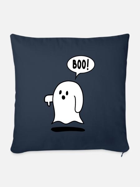 Phantom / Boo Geist / Boge Geist - Sofakissenbezug 45 x 45 cm - Navy