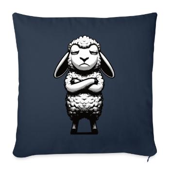 Schaf Schafe Schäfer Schafhalter Schafherde - Sofakissenbezug 45 x 45 cm - Navy - Vorne