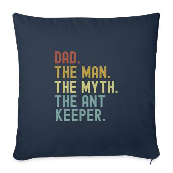 Ant - Sofa pillowcase 17,3'' x 17,3'' (45 x 45 cm) - navy - Front