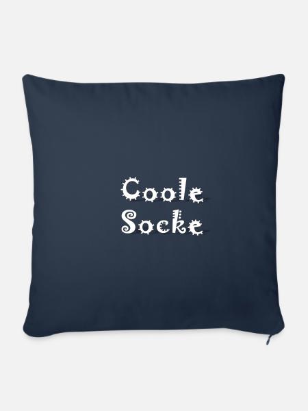 Coole Socke - Sofakissenbezug 45 x 45 cm - Navy