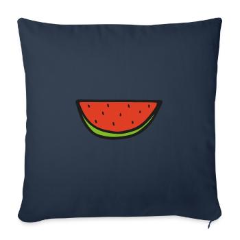 Wassermelone - Sofakissenbezug 45 x 45 cm - Navy - Vorne