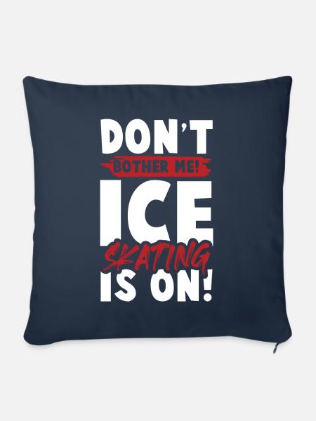 eislauf eisläufer - Sofakissenbezug 45 x 45 cm - Navy