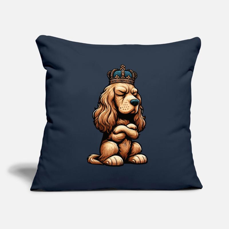 Cocker Spaniel Cocker Chien Cocker Propriétaire de cocker Spaniel Housse de coussin décorative 45 x 45 cm