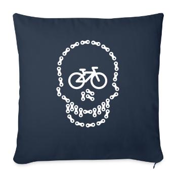 Bike Biker Biking - Sofakissenbezug 45 x 45 cm - Navy - Vorne