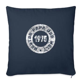 1975 - Sofa pillowcase 17,3'' x 17,3'' (45 x 45 cm) - navy - Front
