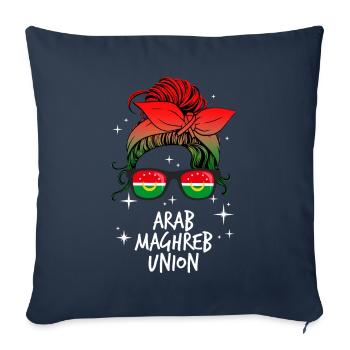Union des Arabischen Maghreb - Sofakissenbezug 45 x 45 cm - Navy - Vorne