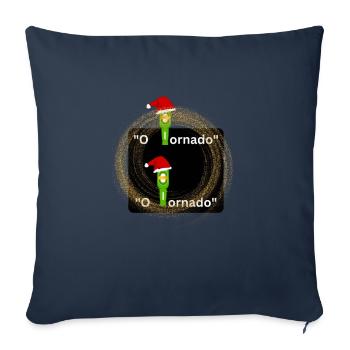 Tornado 2.0 - Housse de coussin décorative 45 x 45 cm - bleu marine - Devant