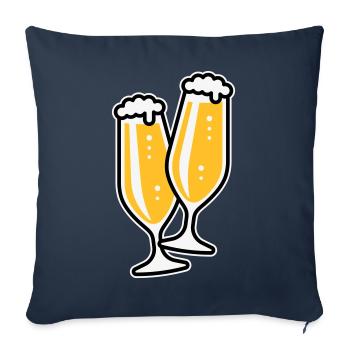 X2 Originals Meet (3) - Housse de coussin décorative 45 x 45 cm - bleu marine - Devant