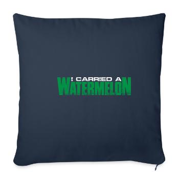 I Carried A Watermelon 14 - Sofa pillowcase 17,3'' x 17,3'' (45 x 45 cm) - navy - Front