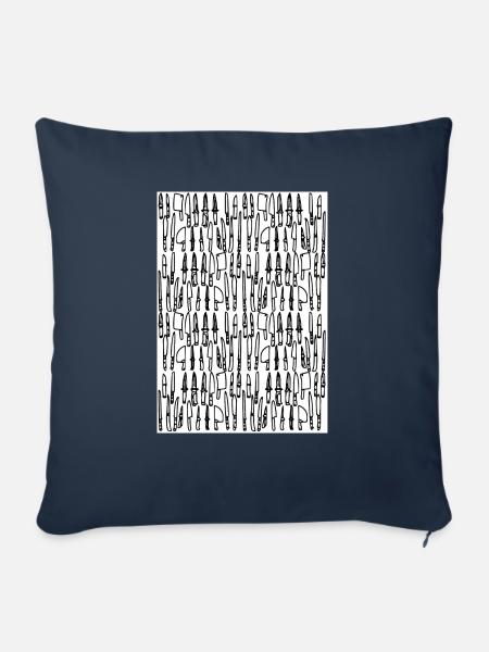 Messer - Sofakissenbezug 45 x 45 cm - Navy