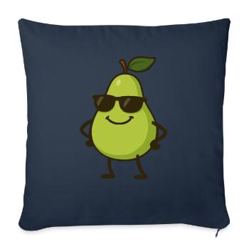 birne comic cool - Sofakissenbezug 45 x 45 cm - Navy - Vorne