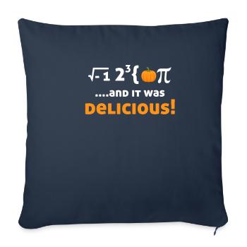 Des équations mathématiques amusantes et - Housse de coussin décorative 45 x 45 cm - bleu marine - Devant