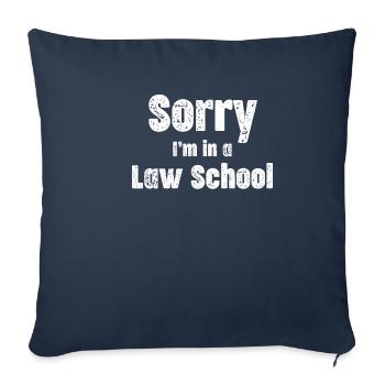 I'm sorry that I was in a - Sofa pillowcase 17,3'' x 17,3'' (45 x 45 cm) - navy - Front
