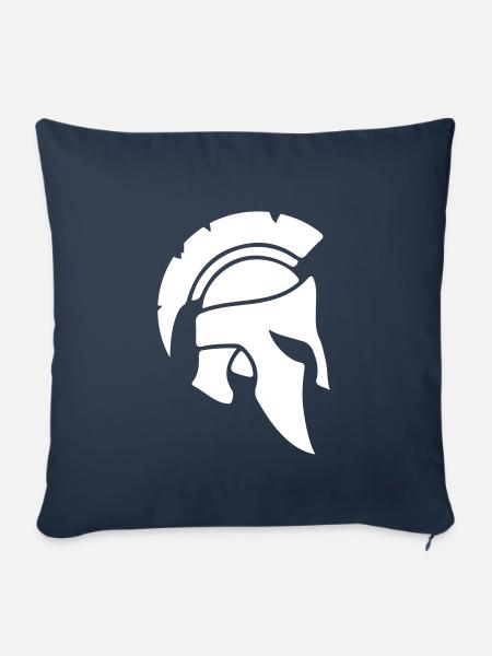 spartaner helm - Sofakissenbezug 45 x 45 cm - Navy