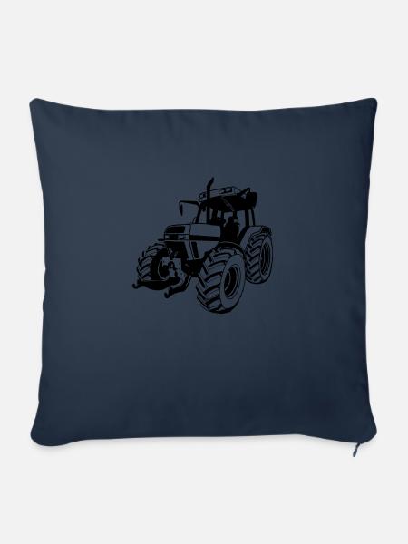 Trecker - Traktor - Landwirtschaft - Agrar - Sofakissenbezug 45 x 45 cm - Navy