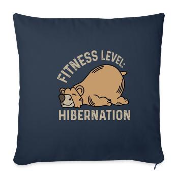 Niveau de forme physique: Hibernation Sleepy Head Gesche - Housse de coussin décorative 45 x 45 cm - bleu marine - Devant