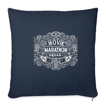 Movie Marathon Squad 2 - Sofa pillowcase 17,3'' x 17,3'' (45 x 45 cm) - navy - Front