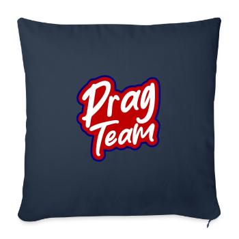 Prague Team - Sofa pillowcase 17,3'' x 17,3'' (45 x 45 cm) - navy - Front