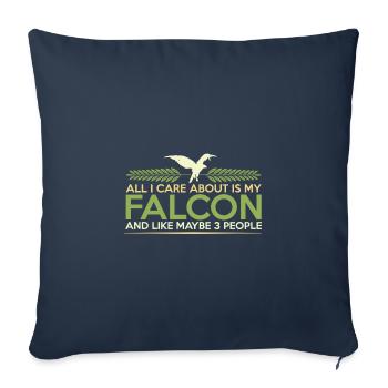 Falconry Sports - Sofa pillowcase 17,3'' x 17,3'' (45 x 45 cm) - navy - Front