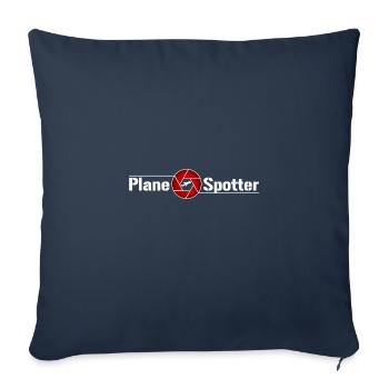 Plane Spotter with Camera Shutter - Sofakissenbezug 45 x 45 cm - Navy - Vorne