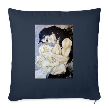 Join me in death - Sofakissenbezug 45 x 45 cm - Navy - Vorne