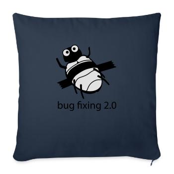 bug fixing 2.0 - Sofakissenbezug 45 x 45 cm - Navy - Vorne