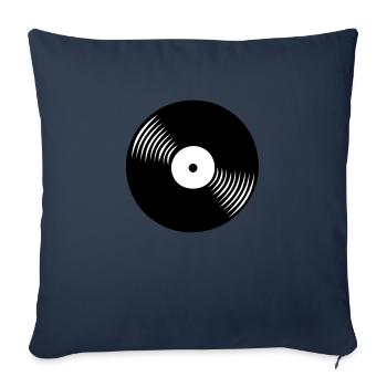 plate - Sofa pillowcase 17,3'' x 17,3'' (45 x 45 cm) - navy - Front