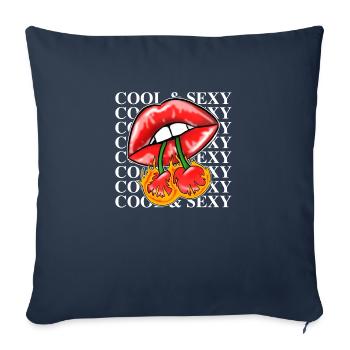 Cool & Sexy - Sofa pillowcase 17,3'' x 17,3'' (45 x 45 cm) - navy - Front