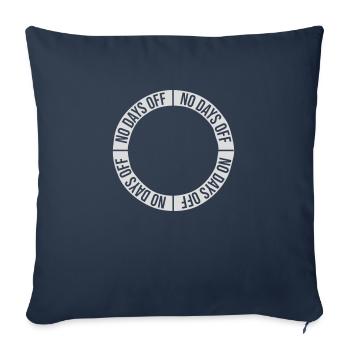 pas de jours de congé devis - Housse de coussin décorative 45 x 45 cm - bleu marine - Devant