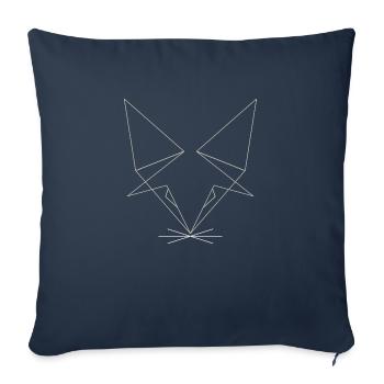 Modern Lineart Mouse Desig - Sofakissenbezug 45 x 45 cm - Navy - Vorne