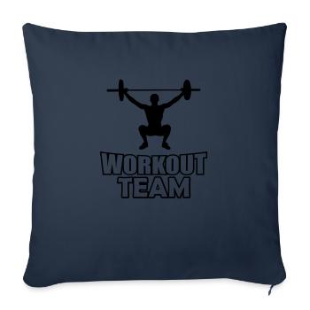 Workout Team - Sofakissenbezug 45 x 45 cm - Navy - Vorne