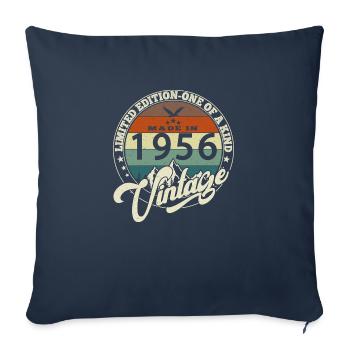 Jahrgang 1956 Das Beste von 1956 - 69 Jahre alter Geburtstag - Sofakissenbezug 45 x 45 cm - Navy - Vorne