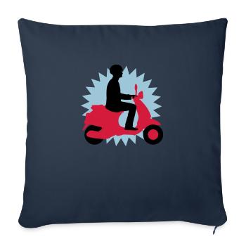 vespa_3c - Sofakissenbezug 45 x 45 cm - Navy - Vorne