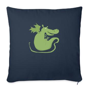 Drache - Sofakissenbezug 45 x 45 cm - Navy - Vorne