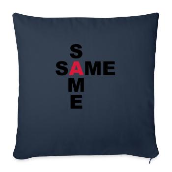 SAME SAME but different - Sofakissenbezug 45 x 45 cm - Navy - Vorne