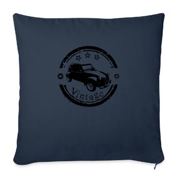 Vintage alten Auto ancienne4 - Sofakissenbezug 45 x 45 cm - Navy - Vorne