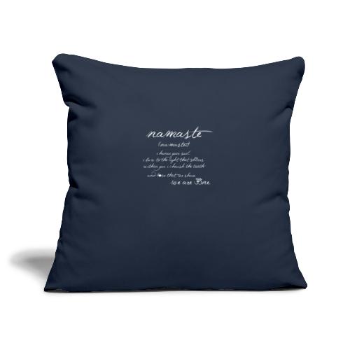 Yoga Namaste - Sofa pillowcase 17,3'' x 17,3'' (45 x 45 cm)