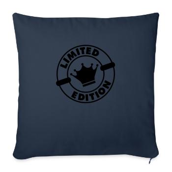 limited_edition_f1 - Sofa pillowcase 17,3'' x 17,3'' (45 x 45 cm) - navy - Front