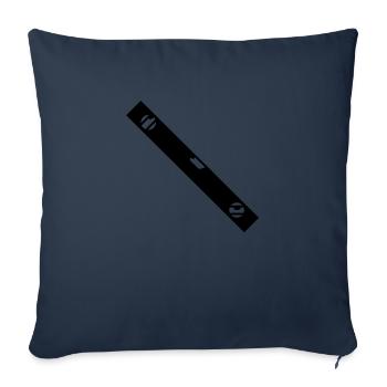 level for bricklayer_g1 - Sofa pillowcase 17,3'' x 17,3'' (45 x 45 cm) - navy - Front