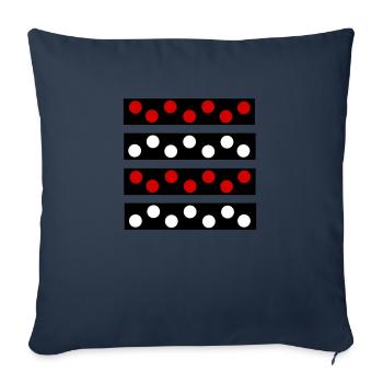Polka Dots - Sofakissenbezug 45 x 45 cm - Navy - Vorne
