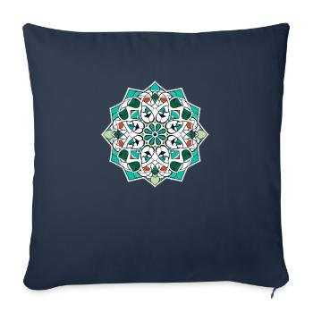 Orientalische Folklore - Sofakissenbezug 45 x 45 cm - Navy - Vorne
