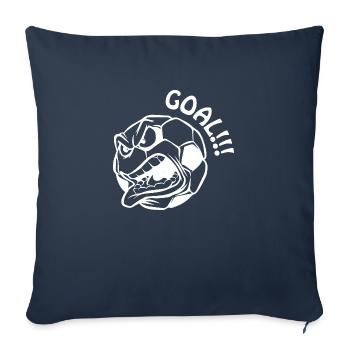 Fußball Soccer - Housse de coussin décorative 45 x 45 cm - bleu marine - Devant